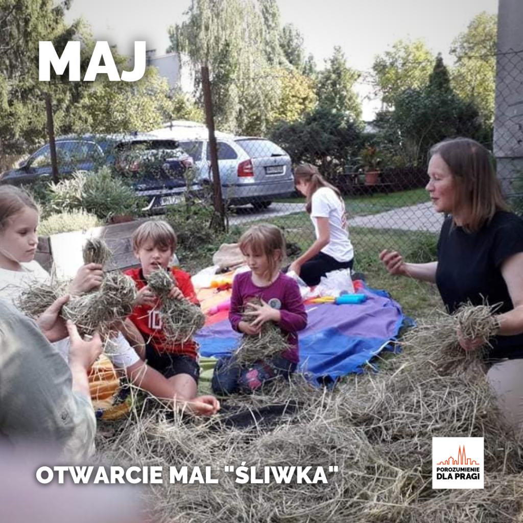 Maj - Otwarcie Miejsca Aktywności Lokalnej "Śliwka".