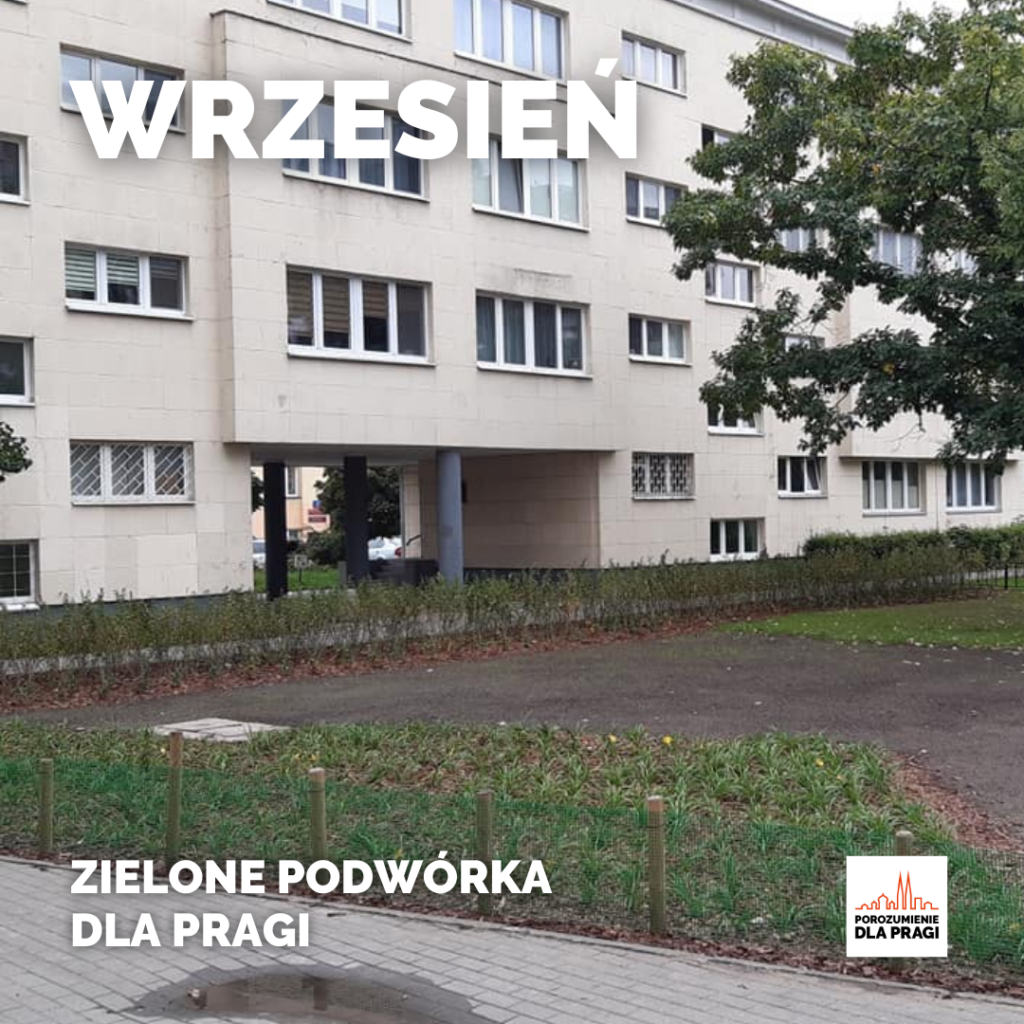 Wrzesień - Zielone podwórka dla Pragi.