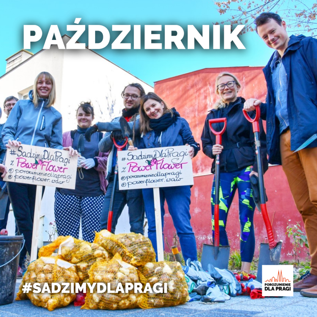 Październik - Sadzimy dla Pragi.