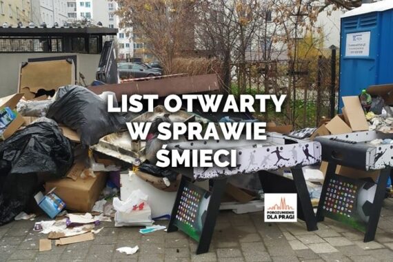 List otwarty ws. śmieci w Warszawie