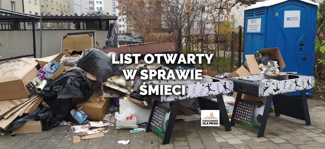 List otwarty ws. śmieci w Warszawie