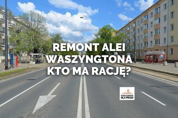 Remont Alei Waszyngtona - kto ma rację?