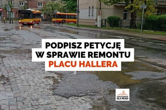 Podpisz petycję ws. remontu placu Hallera!